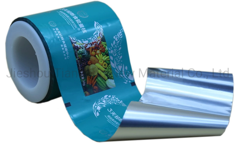 Metallized PET Composite Film Aluminum BOPP Laminating Film for Biscuits Cookies Food Packing Film Roll Food Packing Material